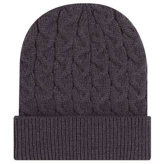 82-1 OTTO CAP 12" Cable Knit Beanie w/ Rib Knit Cuff