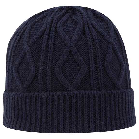 82-1215 Cable Knit Fold Beanie 82-1215 Cable Knit Fold Beanie
