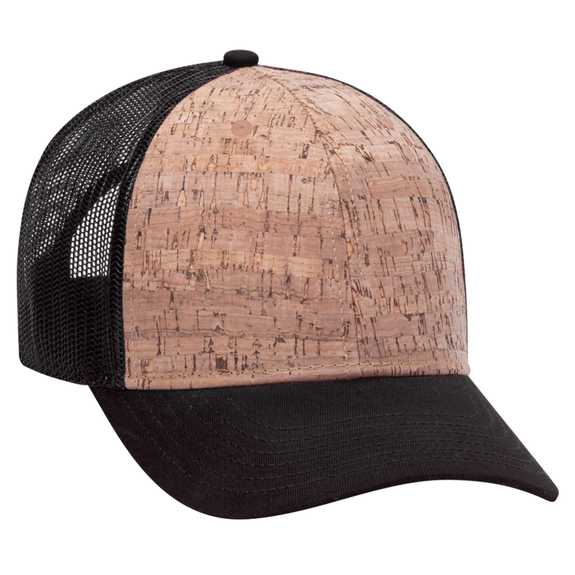 83-1212 Cork 6 Panel Low Profile Mesh Back Cap Structured Firm front Panel Low-Fitting 83-1212 Cork 6 Panel Low Profile Mesh Back Cap Structured Firm front Panel Low-Fitting