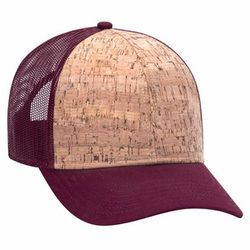 83-1212 Cork 6 Panel Low Profile Mesh Back Cap Structured Firm front Panel Low-Fitting 83-1212 Cork 6 Panel Low Profile Mesh Back Cap Structured Firm front Panel Low-Fitting