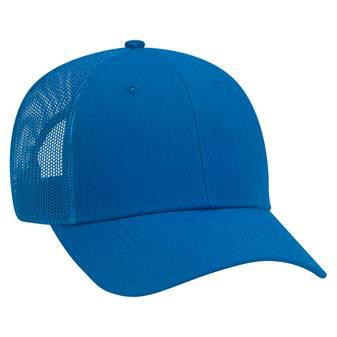 83-1273 Cotton Canvas Mesh Back Low Profile Cap