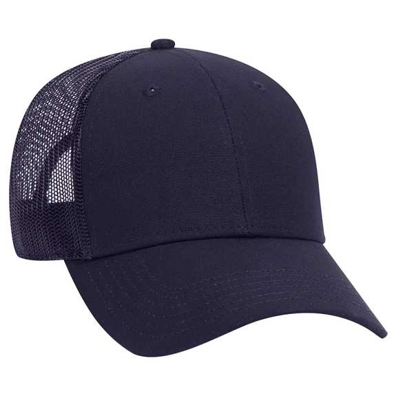 83-1273 Cotton Canvas Mesh Back Low Profile Cap 83-1273 Cotton Canvas Mesh Back Low Profile Cap