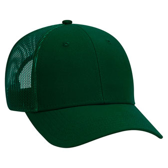 83-1273 Cotton Canvas Mesh Back Low Profile Cap