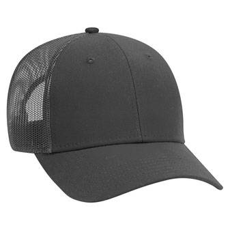 83-1273 Cotton Canvas Mesh Back Low Profile Cap