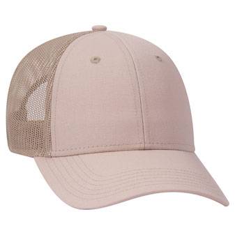 83-1273 Cotton Canvas Mesh Back Low Profile Cap