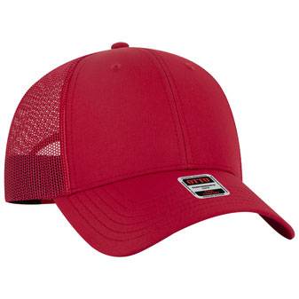 83-3 OTTO CAP 6 Panel Low Profile Mesh Back Trucker Hat 83-3