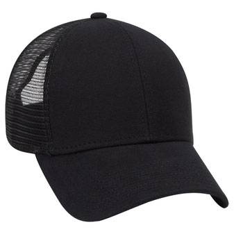 83-932 Jersey Knit Low Profile Pro Style Mesh Back Caps