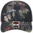 103-1243 Polyester Canvas Low Profile Camo Cap with Pro Mesh Back
