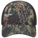 103-1243 Polyester Canvas Low Profile Camo Cap with Pro Mesh Back
