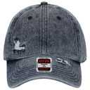 104-1250 Distressed Denim Low Profile Snow Washed Cap