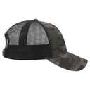 105-1247 Cotton Twill Low Profile Camo Cap with Mesh Back