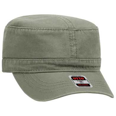 109-791 Superior Garment Washed Cotton Twill Military Style Caps 109-791 Superior Garment Washed Cotton Twill Military Style Caps
