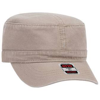 109-791 Superior Garment Washed Cotton Twill Military Style Caps