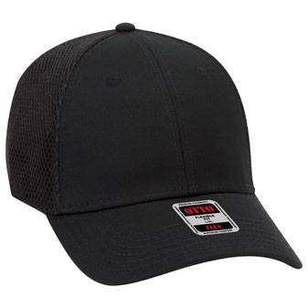 11-1169 "Otto Flex" Cotton Twill with Stretchable Polyester Air Mesh Back Low Profile Style Caps (S/M) (L/XL)