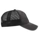 121-1202 "OTTO COMFY FIT" Washed Pigment Dyed Cotton Twill 6 Panel Low Profile Mesh Back Trucker Hat