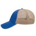 121-1202 "OTTO COMFY FIT" Washed Pigment Dyed Cotton Twill 6 Panel Low Profile Mesh Back Trucker Hat