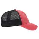 121-1202 "OTTO COMFY FIT" Washed Pigment Dyed Cotton Twill 6 Panel Low Profile Mesh Back Trucker Hat