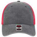 121-1202 "OTTO COMFY FIT" Washed Pigment Dyed Cotton Twill 6 Panel Low Profile Mesh Back Trucker Hat