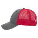 121-1202 "OTTO COMFY FIT" Washed Pigment Dyed Cotton Twill 6 Panel Low Profile Mesh Back Trucker Hat