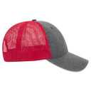 121-1202 "OTTO COMFY FIT" Washed Pigment Dyed Cotton Twill 6 Panel Low Profile Mesh Back Trucker Hat
