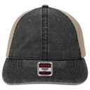 121-1202 "OTTO COMFY FIT" Washed Pigment Dyed Cotton Twill 6 Panel Low Profile Mesh Back Trucker Hat