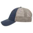 121-1202 "OTTO COMFY FIT" Washed Pigment Dyed Cotton Twill 6 Panel Low Profile Mesh Back Trucker Hat