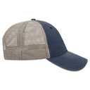 121-1202 "OTTO COMFY FIT" Washed Pigment Dyed Cotton Twill 6 Panel Low Profile Mesh Back Trucker Hat