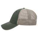 121-1202 "OTTO COMFY FIT" Washed Pigment Dyed Cotton Twill 6 Panel Low Profile Mesh Back Trucker Hat