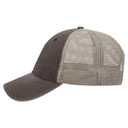 121-1202 "OTTO COMFY FIT" Washed Pigment Dyed Cotton Twill 6 Panel Low Profile Mesh Back Trucker Hat