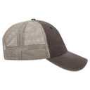 121-1202 "OTTO COMFY FIT" Washed Pigment Dyed Cotton Twill 6 Panel Low Profile Mesh Back Trucker Hat