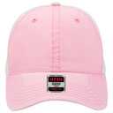 121-1202 "OTTO COMFY FIT" Washed Pigment Dyed Cotton Twill 6 Panel Low Profile Mesh Back Trucker Hat