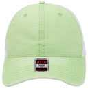 121-1202 "OTTO COMFY FIT" Washed Pigment Dyed Cotton Twill 6 Panel Low Profile Mesh Back Trucker Hat