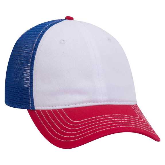 121-858 OTTO CAP 6 Panel Low Profile Mesh Back Trucker Dad Hat 121-858 OTTO CAP 6 Panel Low Profile Mesh Back Trucker Dad Hat