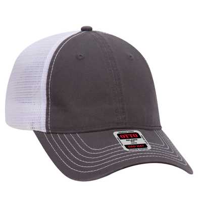 121-858 OTTO CAP 6 Panel Low Profile Mesh Back Trucker Dad Hat 121-858 OTTO CAP 6 Panel Low Profile Mesh Back Trucker Dad Hat