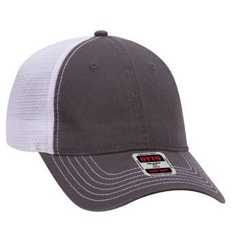 121-858 OTTO CAP 6 Panel Low Profile Mesh Back Trucker Dad Hat