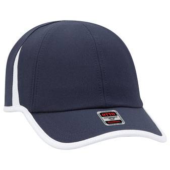 133-1254 Performance Stretchable knit w/ Cool Mesh Inserts and Binding Trim Visor