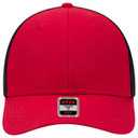135-1230 Superior Cotton Twill Stretchable Polyester Mesh Back Low Profile Pre-Curved Visor Cap