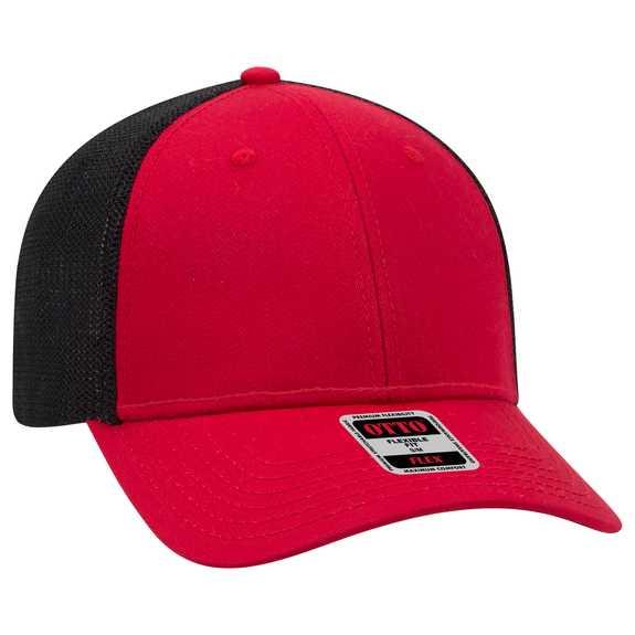 135-1230 Superior Cotton Twill Stretchable Polyester Mesh Back Low Profile Pre-Curved Visor Cap 135-1230 Superior Cotton Twill Stretchable Polyester Mesh Back Low Profile Pre-Curved Visor Cap