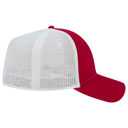 135-1230 Superior Cotton Twill Stretchable Polyester Mesh Back Low Profile Pre-Curved Visor Cap