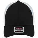 135-1230 Superior Cotton Twill Stretchable Polyester Mesh Back Low Profile Pre-Curved Visor Cap
