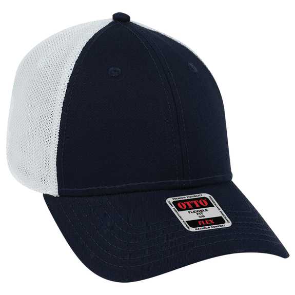 135-1230 Superior Cotton Twill Stretchable Polyester Mesh Back Low Profile Pre-Curved Visor Cap 135-1230 Superior Cotton Twill Stretchable Polyester Mesh Back Low Profile Pre-Curved Visor Cap
