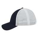 135-1230 Superior Cotton Twill Stretchable Polyester Mesh Back Low Profile Pre-Curved Visor Cap