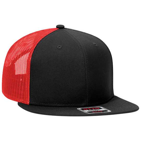 141-1070 OTTO CAP "OTTO SNAP" 6 Panel Pro Style Mesh Back Trucker Snapback Hat 141-1070 OTTO CAP "OTTO SNAP" 6 Panel Pro Style Mesh Back Trucker Snapback Hat