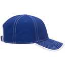 147-1071 Superior Cotton Twill Trim Edge Visor Contrast Stitching Low Profile Pro Style Caps