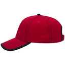 147-1071 Superior Cotton Twill Trim Edge Visor Contrast Stitching Low Profile Pro Style Caps