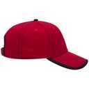 147-1071 Superior Cotton Twill Trim Edge Visor Contrast Stitching Low Profile Pro Style Caps