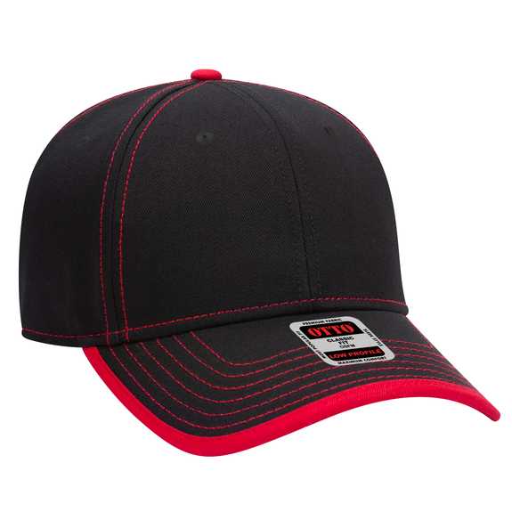 147-1071 Superior Cotton Twill Trim Edge Visor Contrast Stitching Low Profile Pro Style Caps 147-1071 Superior Cotton Twill Trim Edge Visor Contrast Stitching Low Profile Pro Style Caps