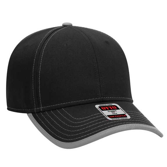 147-1071 Superior Cotton Twill Trim Edge Visor Contrast Stitching Low Profile Pro Style Caps 147-1071 Superior Cotton Twill Trim Edge Visor Contrast Stitching Low Profile Pro Style Caps