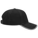 147-1071 Superior Cotton Twill Trim Edge Visor Contrast Stitching Low Profile Pro Style Caps