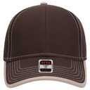 147-1071 Superior Cotton Twill Trim Edge Visor Contrast Stitching Low Profile Pro Style Caps